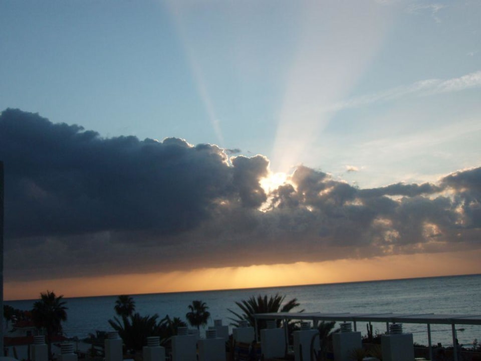 Sonnenaufgang auf dem Balkon Hotel Europalace