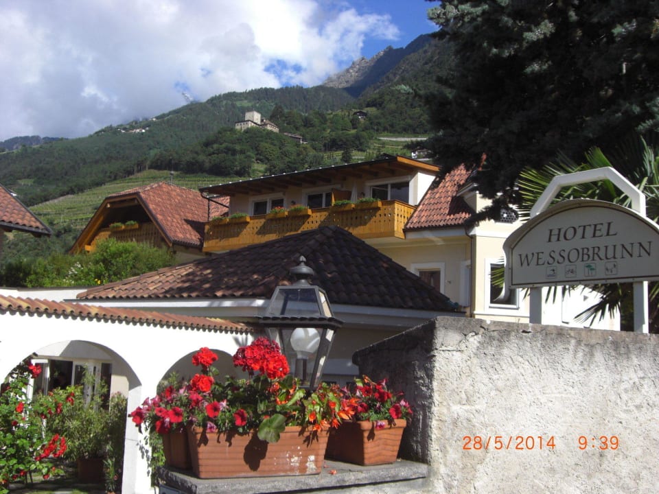 Einfahrt Hotel Wessobrunn