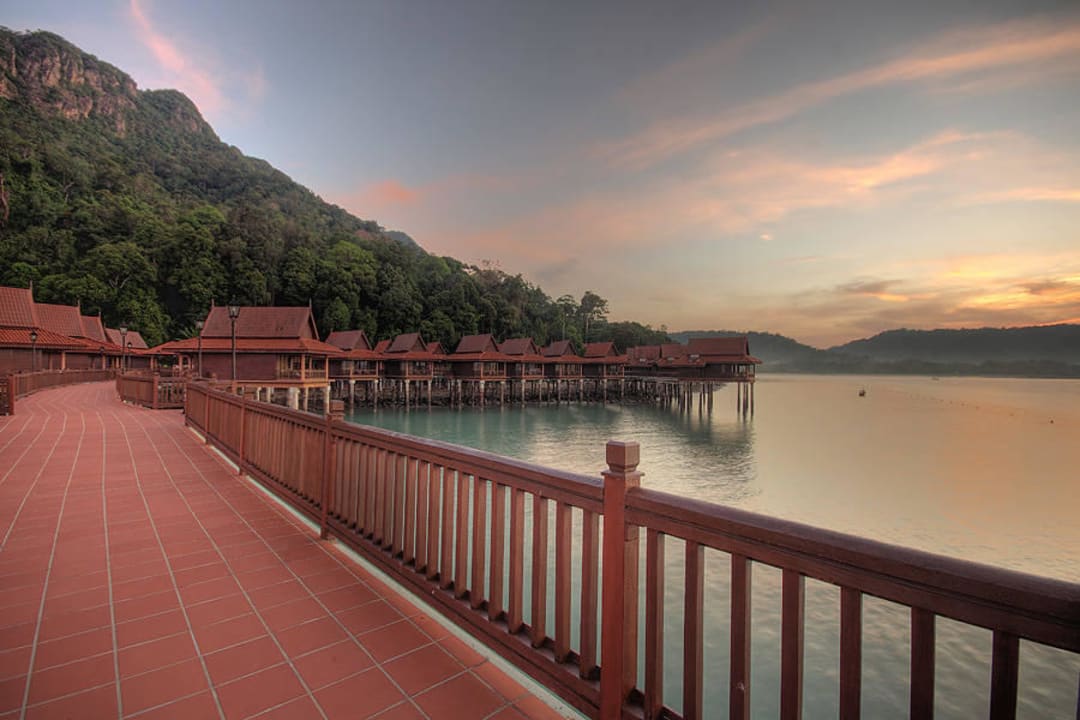 Auf dem Steg Berjaya Langkawi Resort