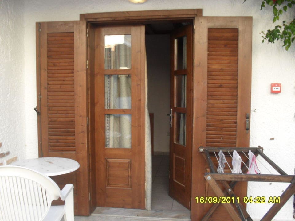 Zimmereingang Gaia Garden Hotel