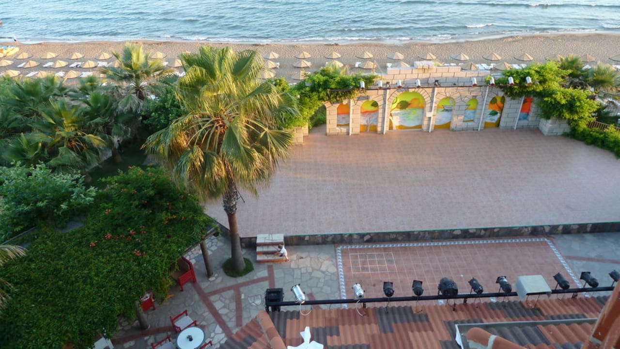 Blick vom Balkon Hotel Defne Dream