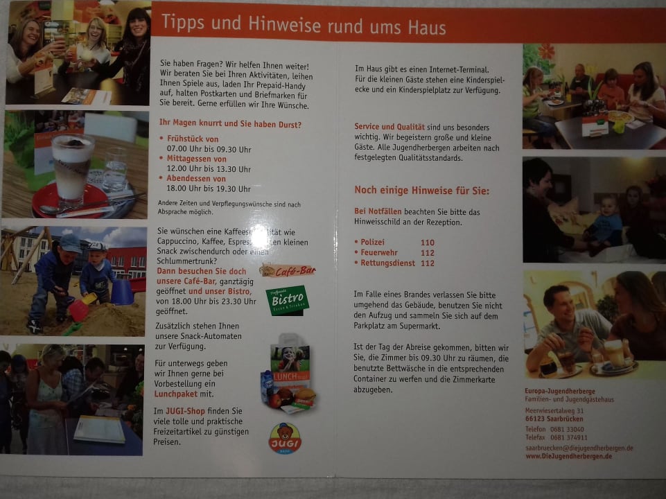 Sonstiges Europa-Jugendherberge Saarbrücken