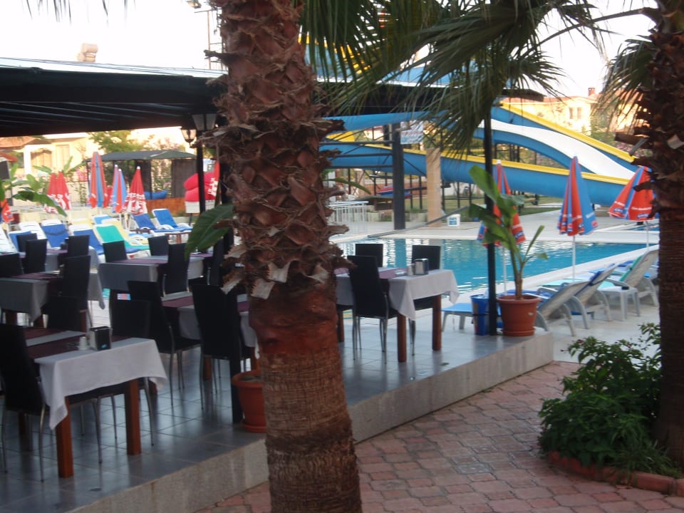 Blick vom Zimmer aus Hotel Nazar Garden