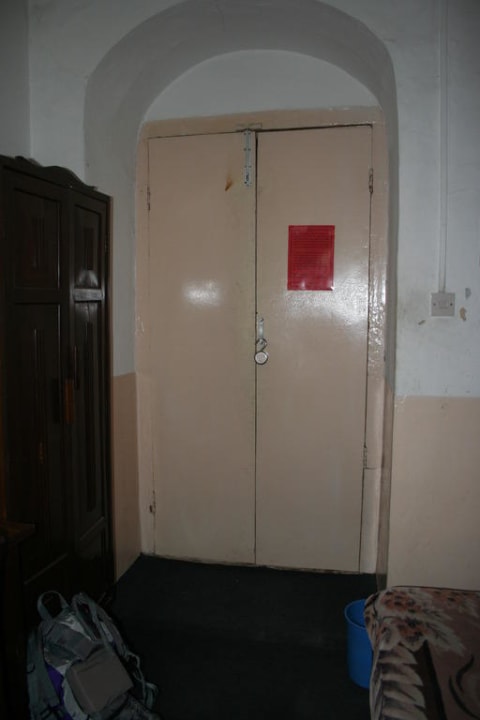 Sicht vom Bett aus Kathmandu Guesthouse