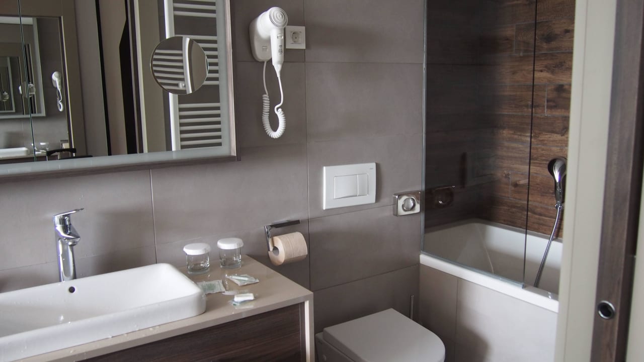 Badezimmer Postojna Cave Hotel Jama