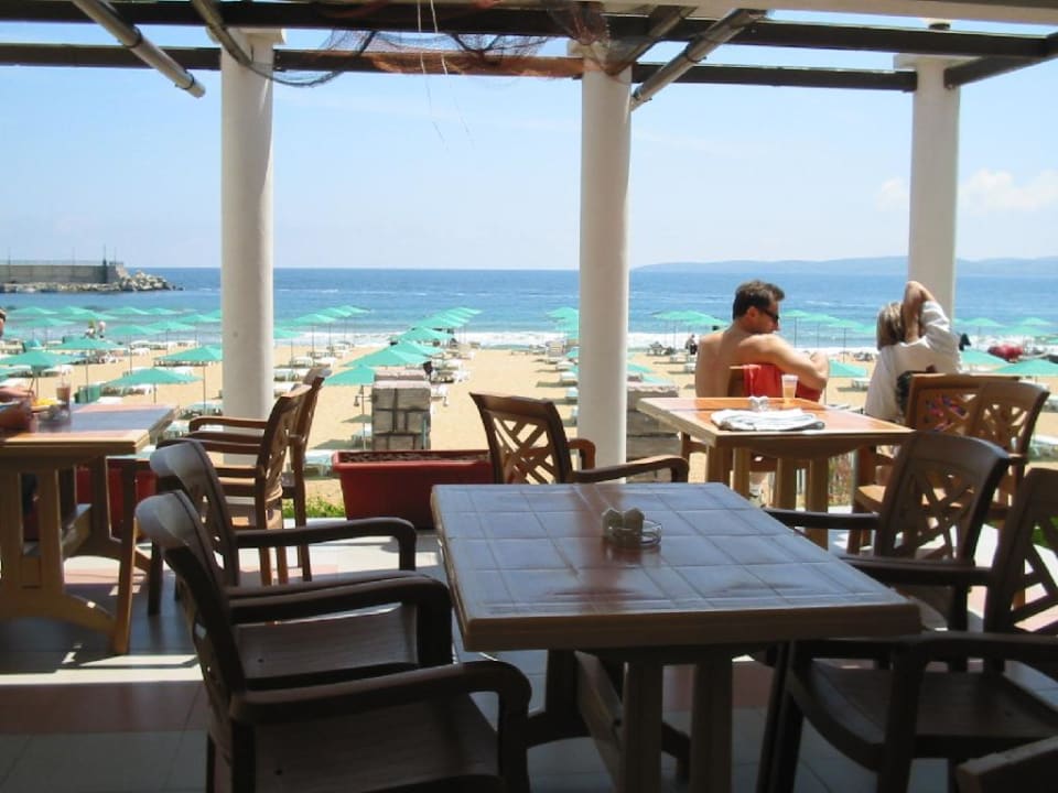 Strandbar, mit Blick auf Meer Duni Royal Pelican Resort