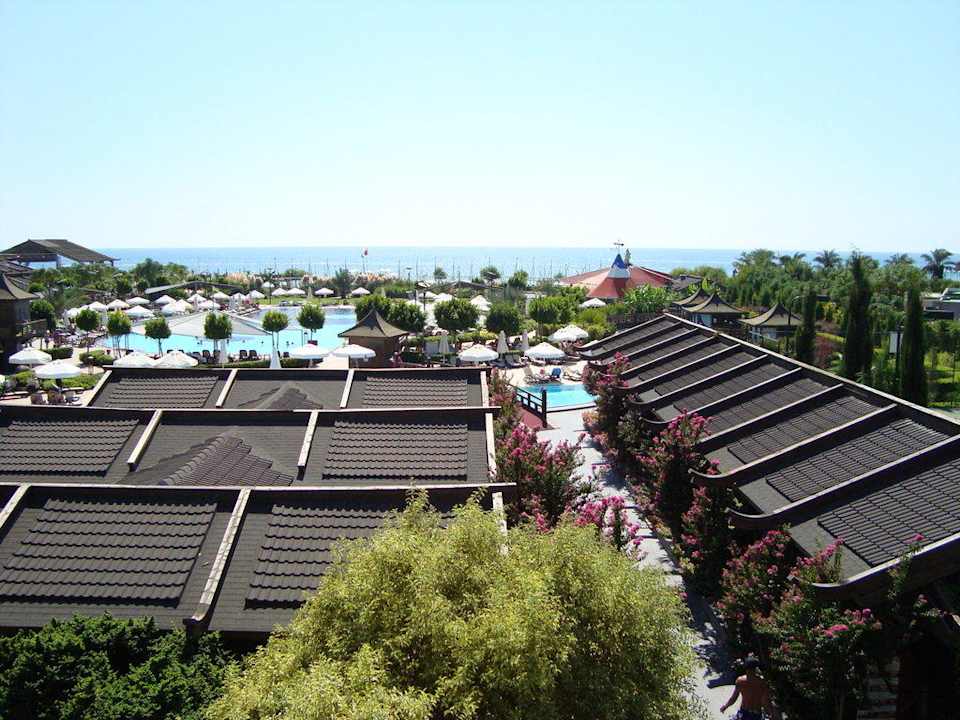 Ausblick vom Hauptrestaurant Limak Lara Deluxe Hotel & Resort