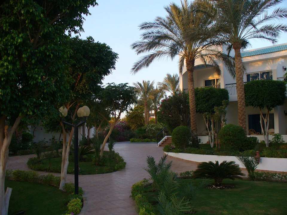Blick in die Gartenalnage Sultan Gardens Resort