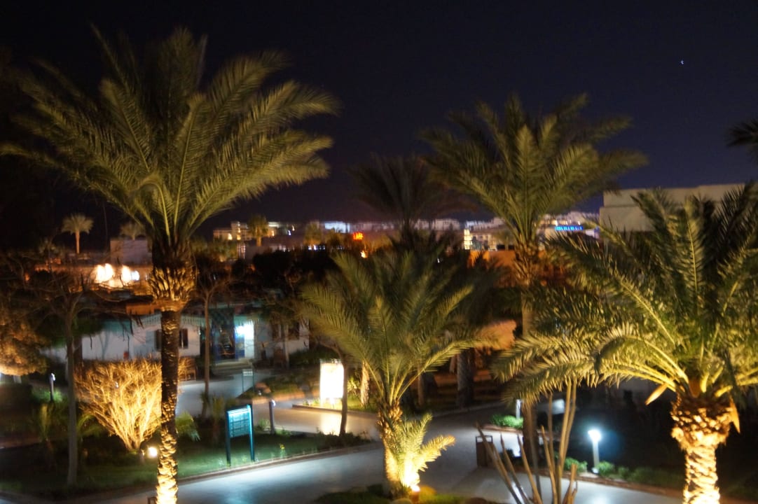 Keliner Teil vom Park am Abend Ghazala Beach