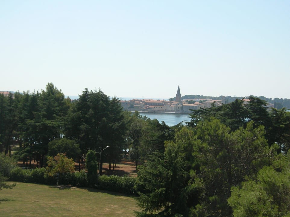 Blick von meinem Doppelzimmer  Valamar Parentino Hotel