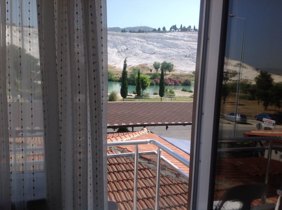 Widok na Pamukkale Hotel Sahin