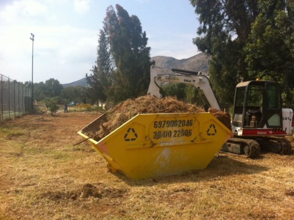 Im Bau: Bogenschussanlage Elounda Bay Palace Hotel