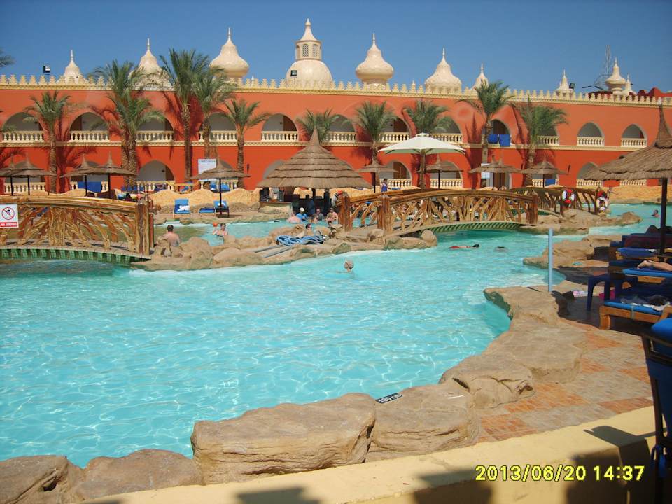Großer Pool Pickalbatros Alf Leila Wa Leila Resort - Neverland Hurghada