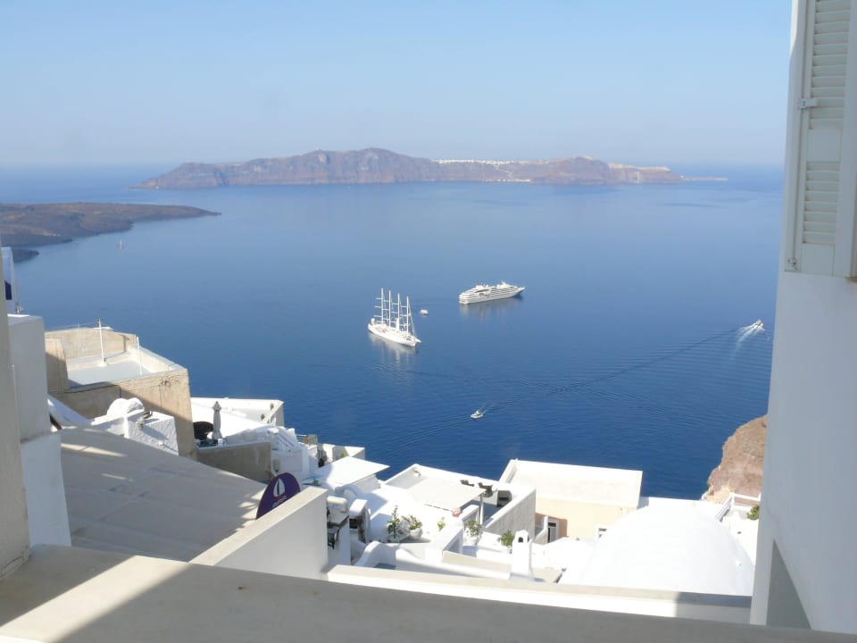 Ausblick vom Zimmer Balkon Hotel Atlantis