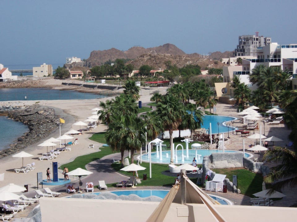 Blick vom Balkon Radisson Blu Resort Fujairah