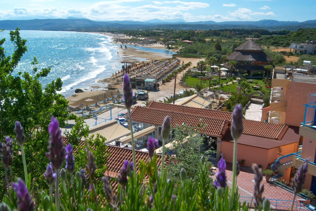 Dachterrasse  Ausblick Hotel Corissia Princess