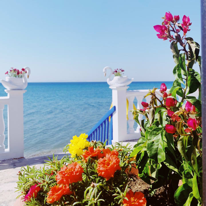 Gartenanlage Potokaki Beachfront Hotel