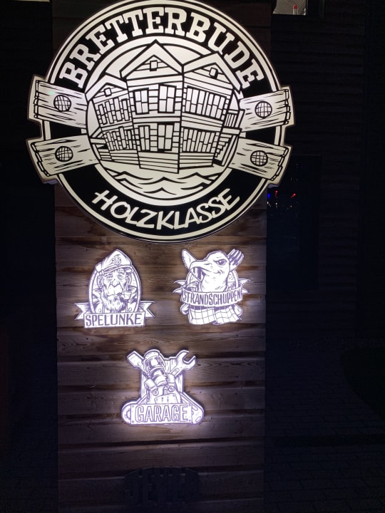 Außenansicht Bretterbude Heiligenhafen