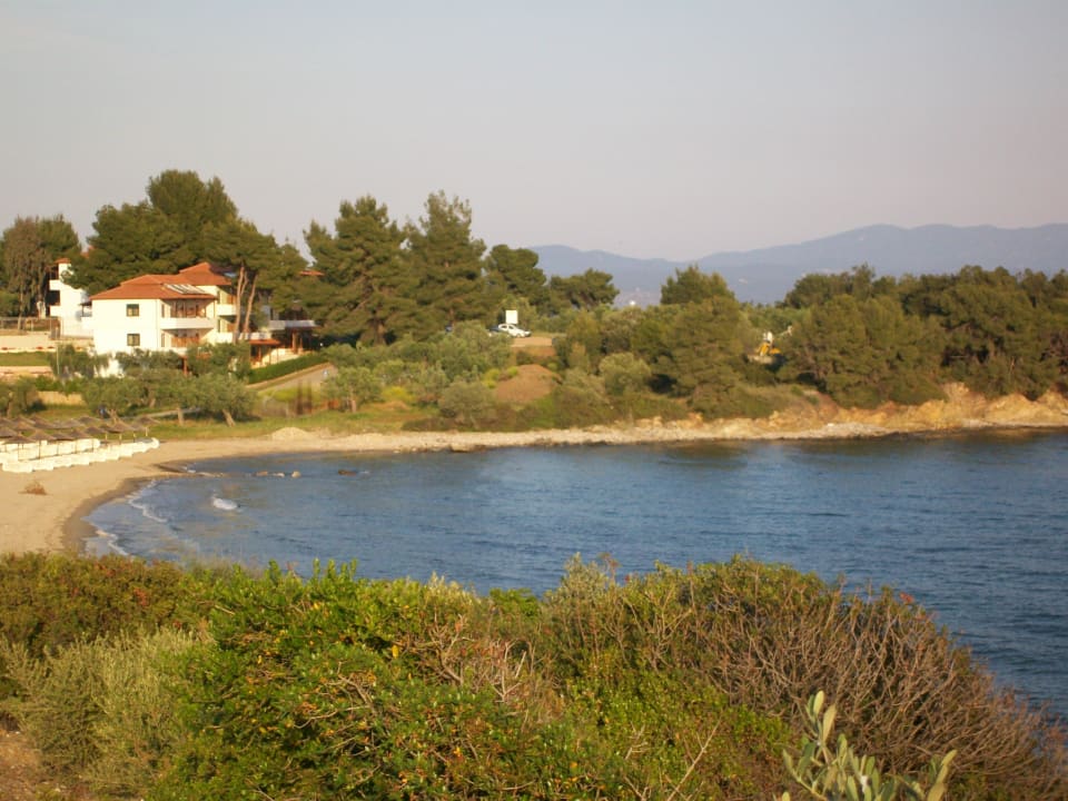 Blick vom Strand zum Hotel Blue Dolphin Resort Hotel