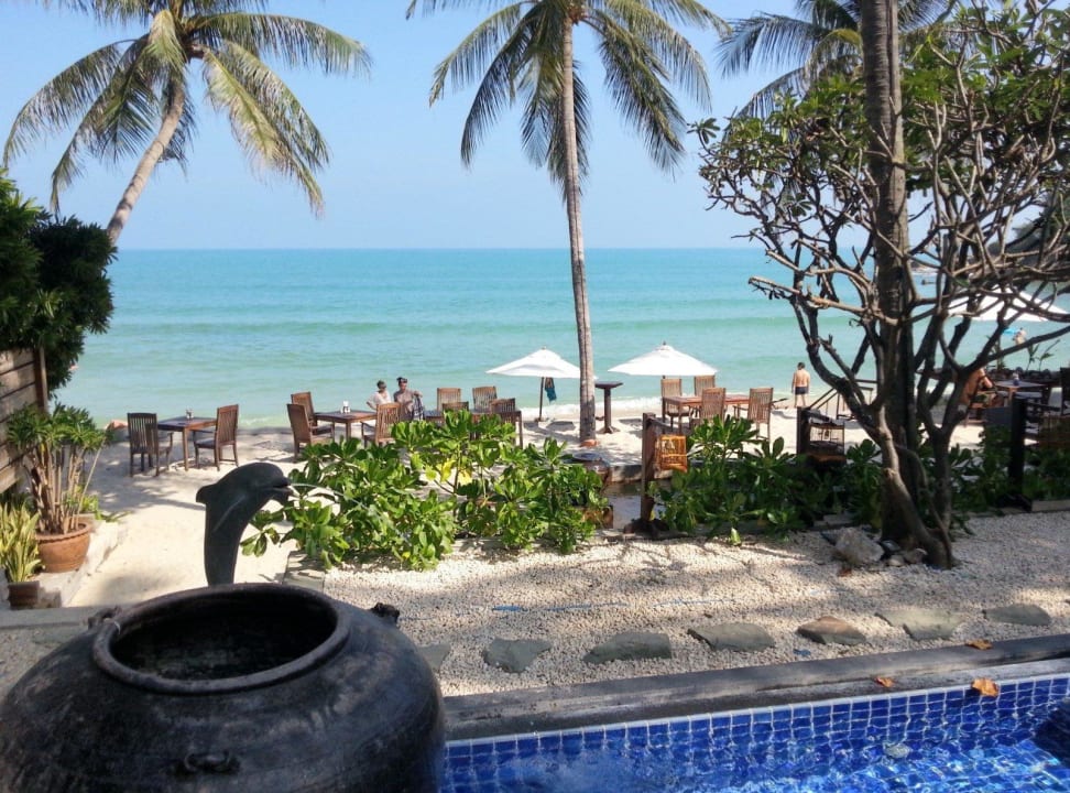 Ausblick über Pool und Strand Samui Paradise Chaweng Beach Resort & Spa
