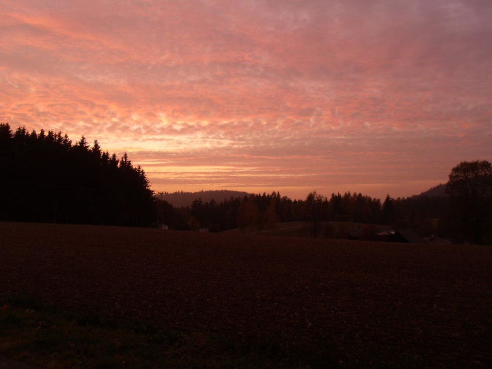 Abenddämmerung Landhaus Oberbrumberg