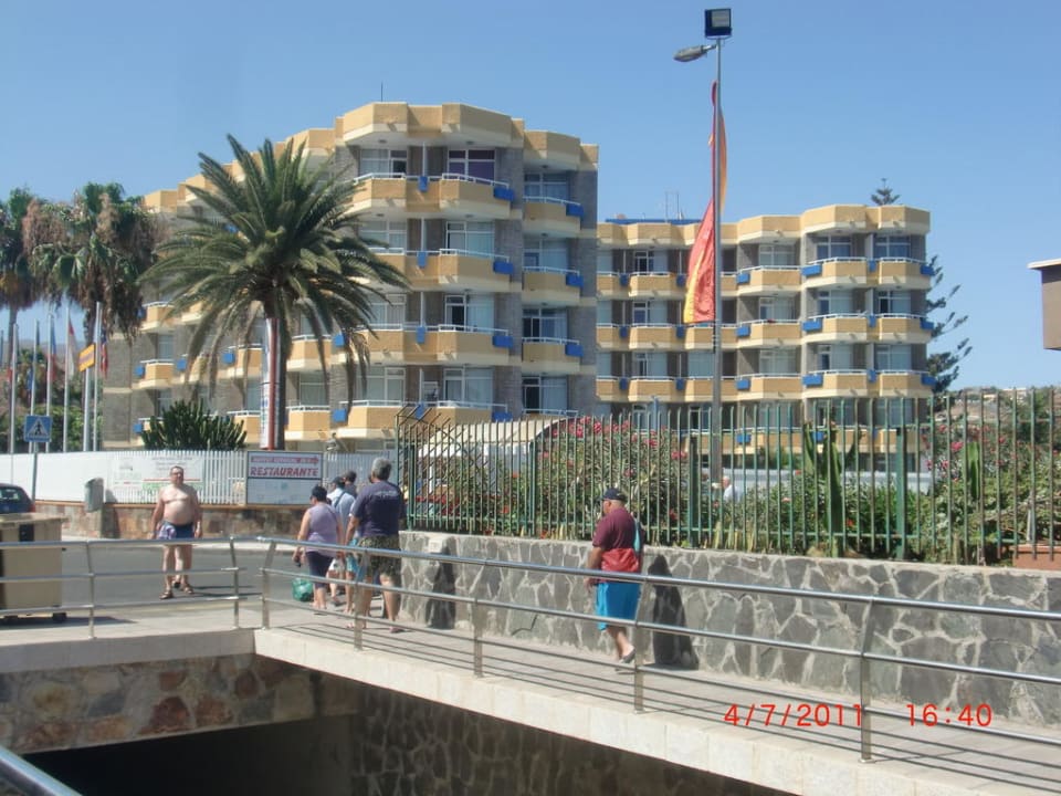 Blick von der Promenade auf´s Veril Playa Hotel LIVVO Veril Playa