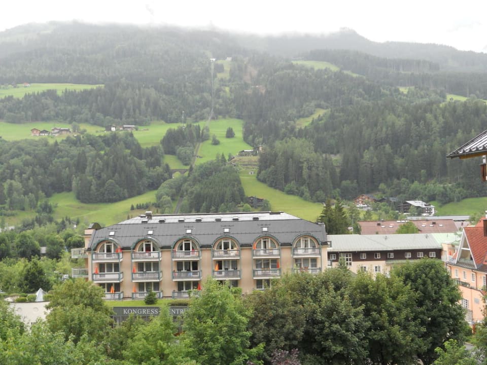 Fernsicht aus Zimmer 310 Hotel Bad Hofgastein