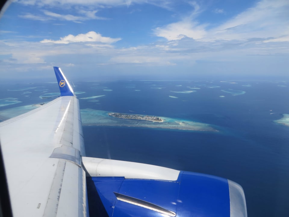 Anflug auf Male Adaaran Select Hudhuran Fushi - Premium All Inclusive