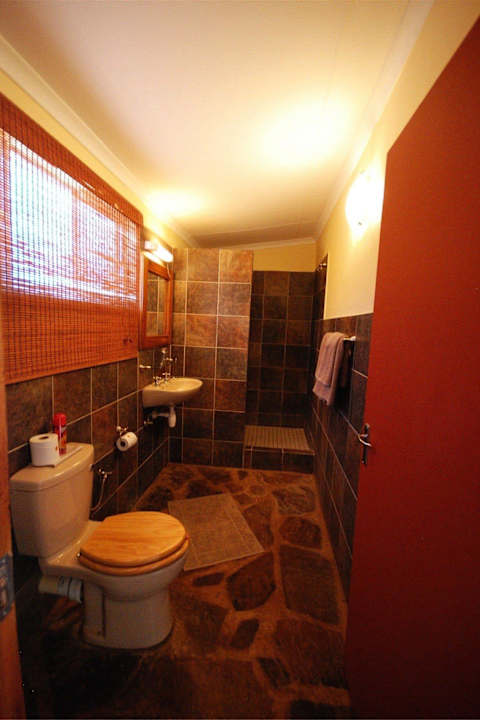 Badezimmer Kalahari Anib Lodge