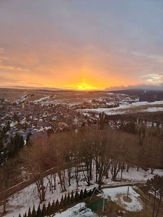 Ausblick AHORN Hotel Am Fichtelberg