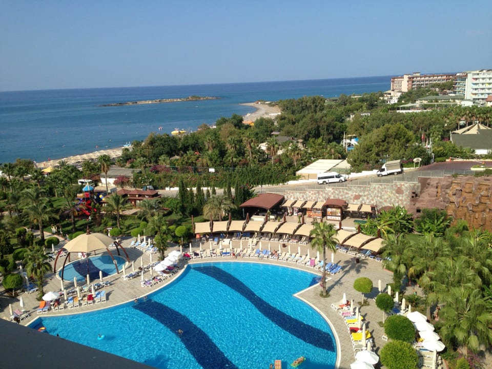 Ausblick aus dem 6.Stock (Zimmer 618)  Saphir Resort & Spa