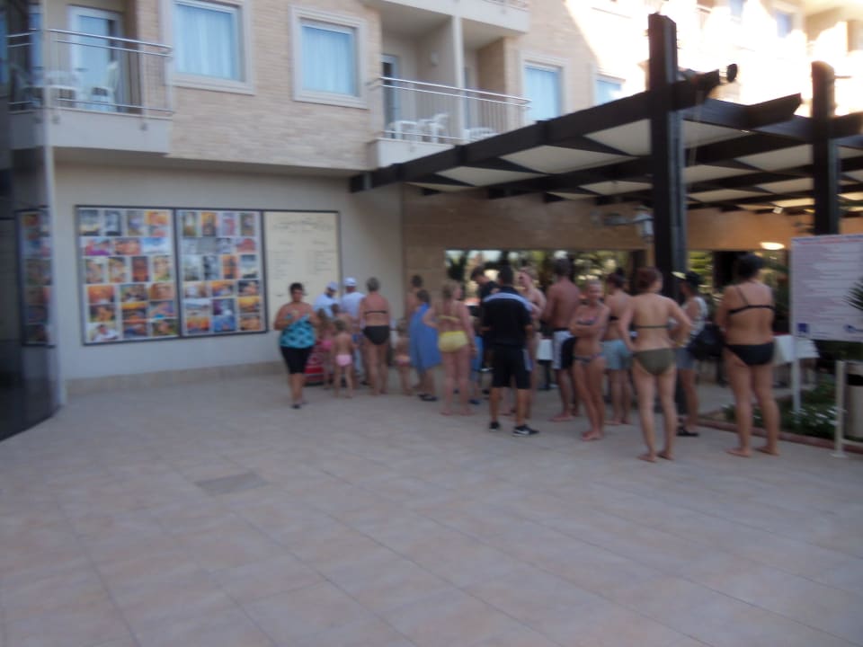 Anstehen zum Eis 15-16 UHR  Side Aluna Hotel