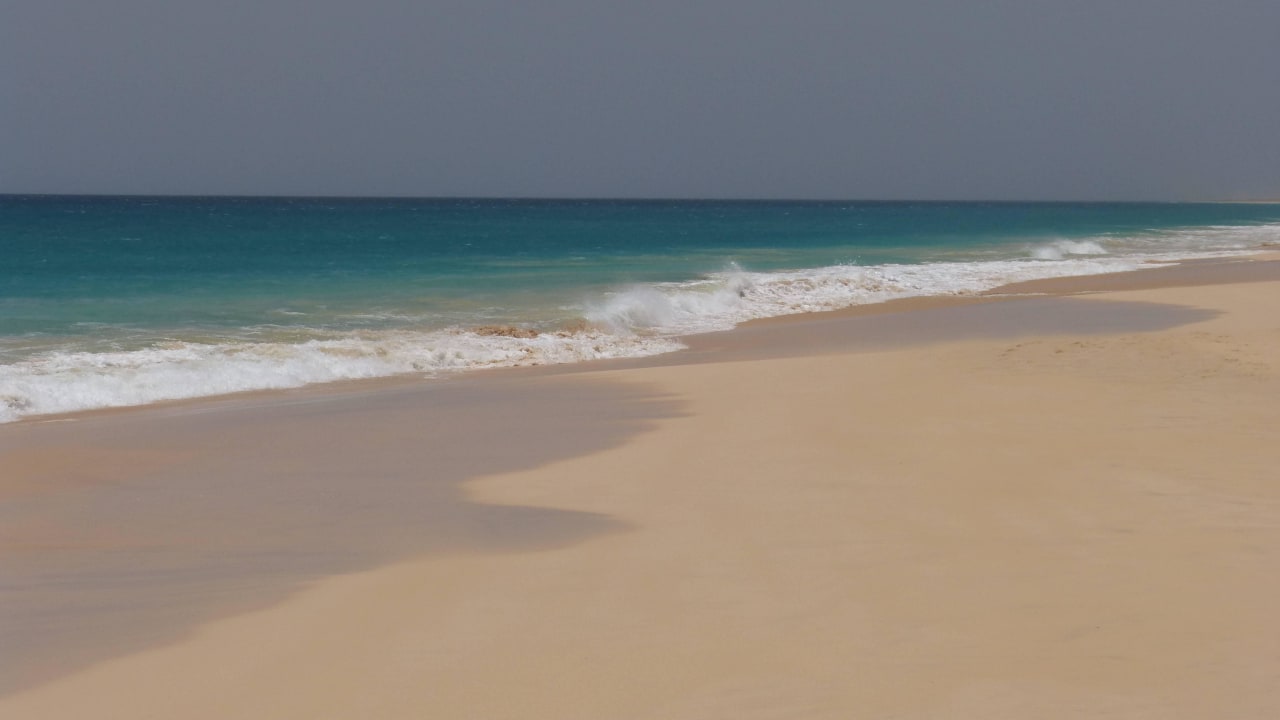 Blick nach rechts Hotel Riu Touareg