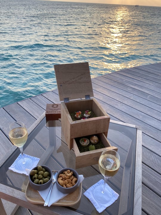 Ausblick Hurawalhi Island Resort Maldives