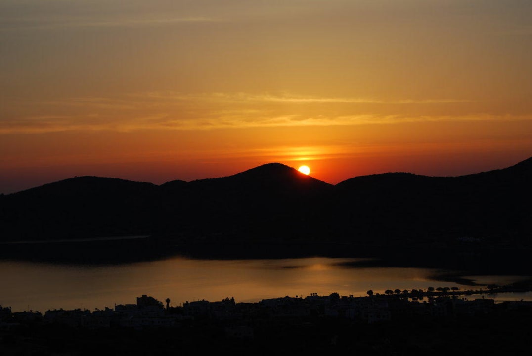 Blick vom Balkon (Sonnenaufgang) Elounda Residence Resort & Waterpark