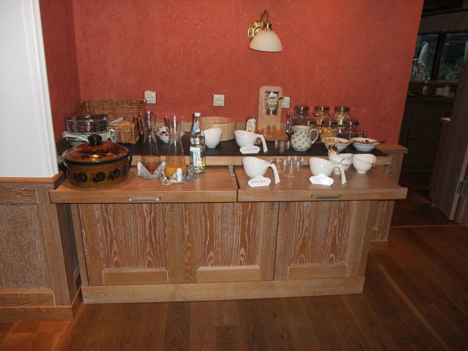 Kleiner Teil des Frühstücksbuffets Hotel Tannenhof