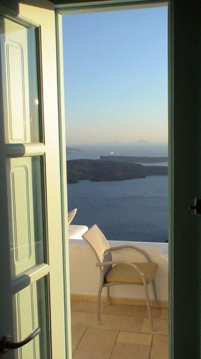 Schnappschuß durch die Tür Hotel Tholos Resort