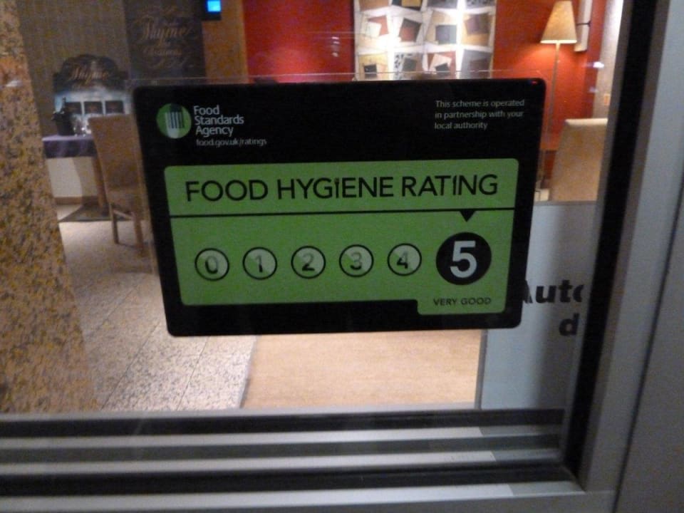 Hygiene Rate 5 super!  Hotel Premier Inn London Hammersmith