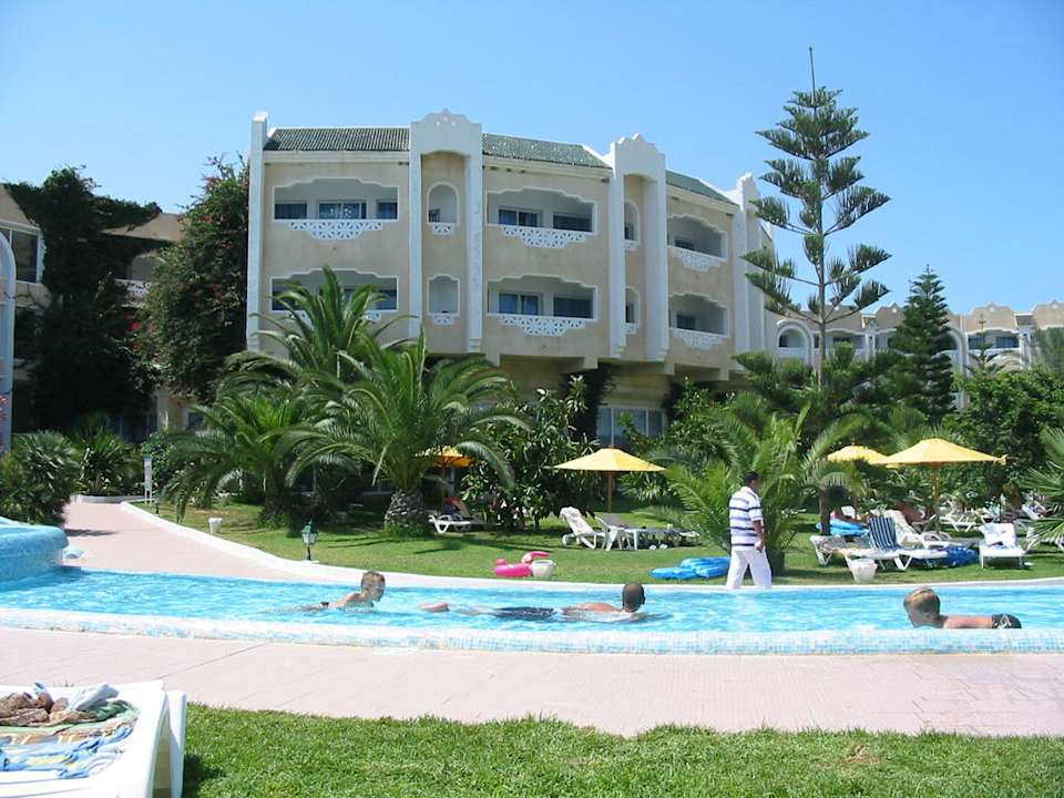 Hotel von hinten Mahdia Beach & Aquapark