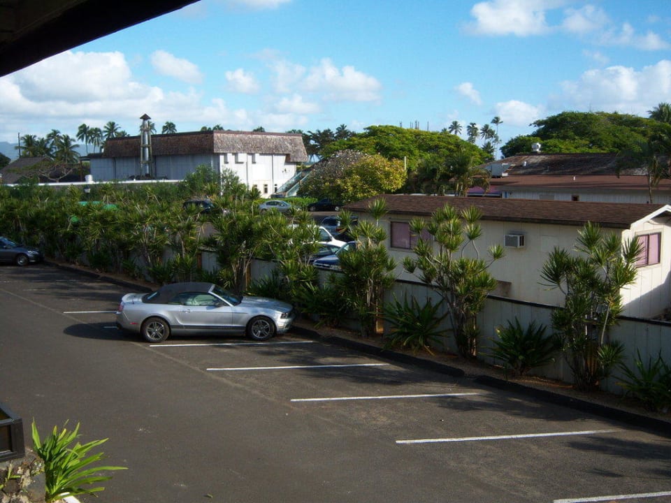 Ausblick vom Balkon Kauai Shores Hotel