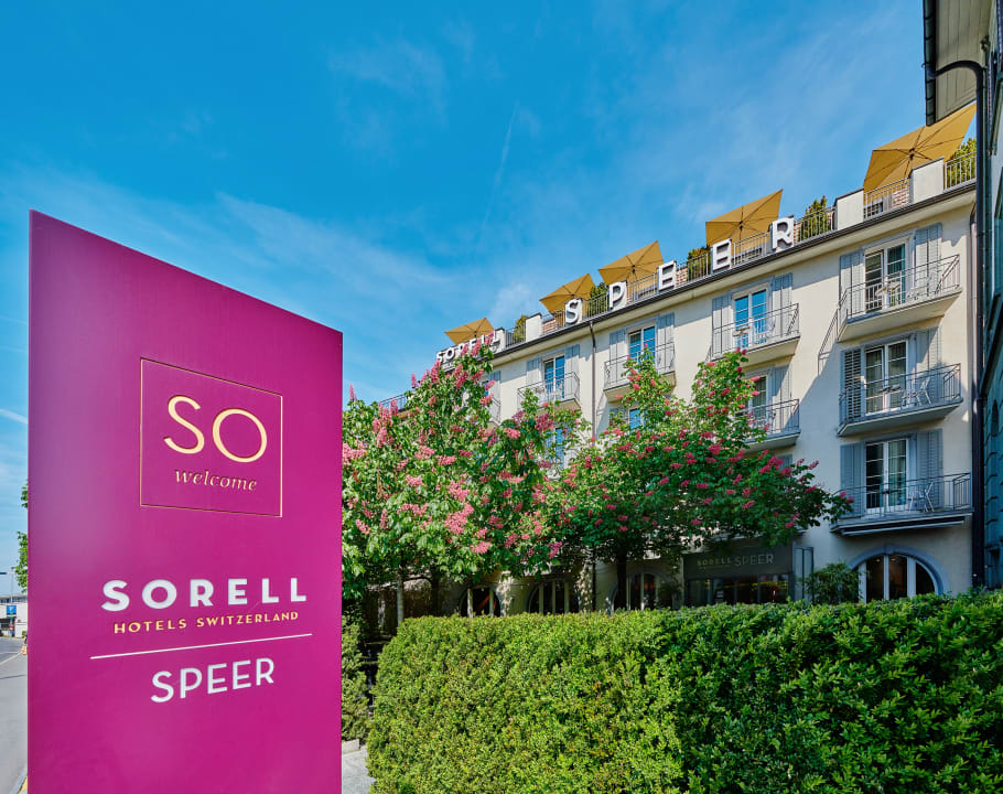 Außenansicht Sorell Hotel Speer