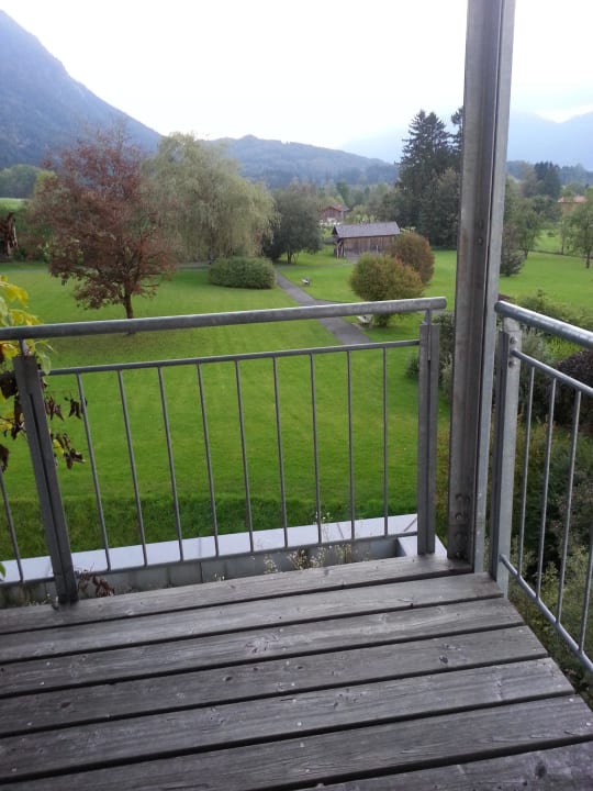 Ausblick vom Bett Hotel Alpenblick