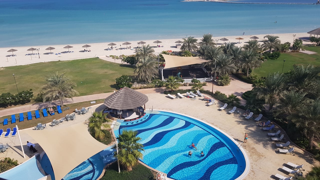 Ausblick Hotel Danat Jebel Dhanna Resort