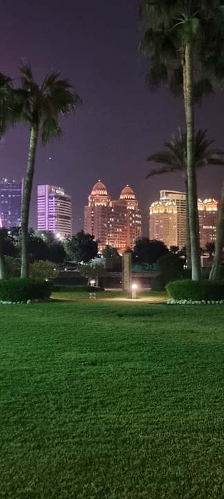 Gartenanlage Sheraton Grand Doha Resort & Convention Hotel