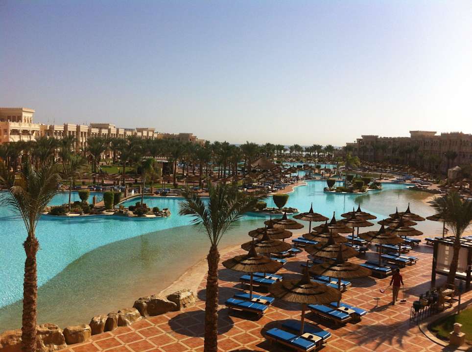 Ausblick aus der Terrasse Pickalbatros Palace Resort