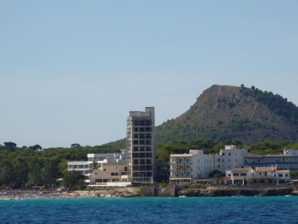 Ausblick vom Meer Hotel Clumba