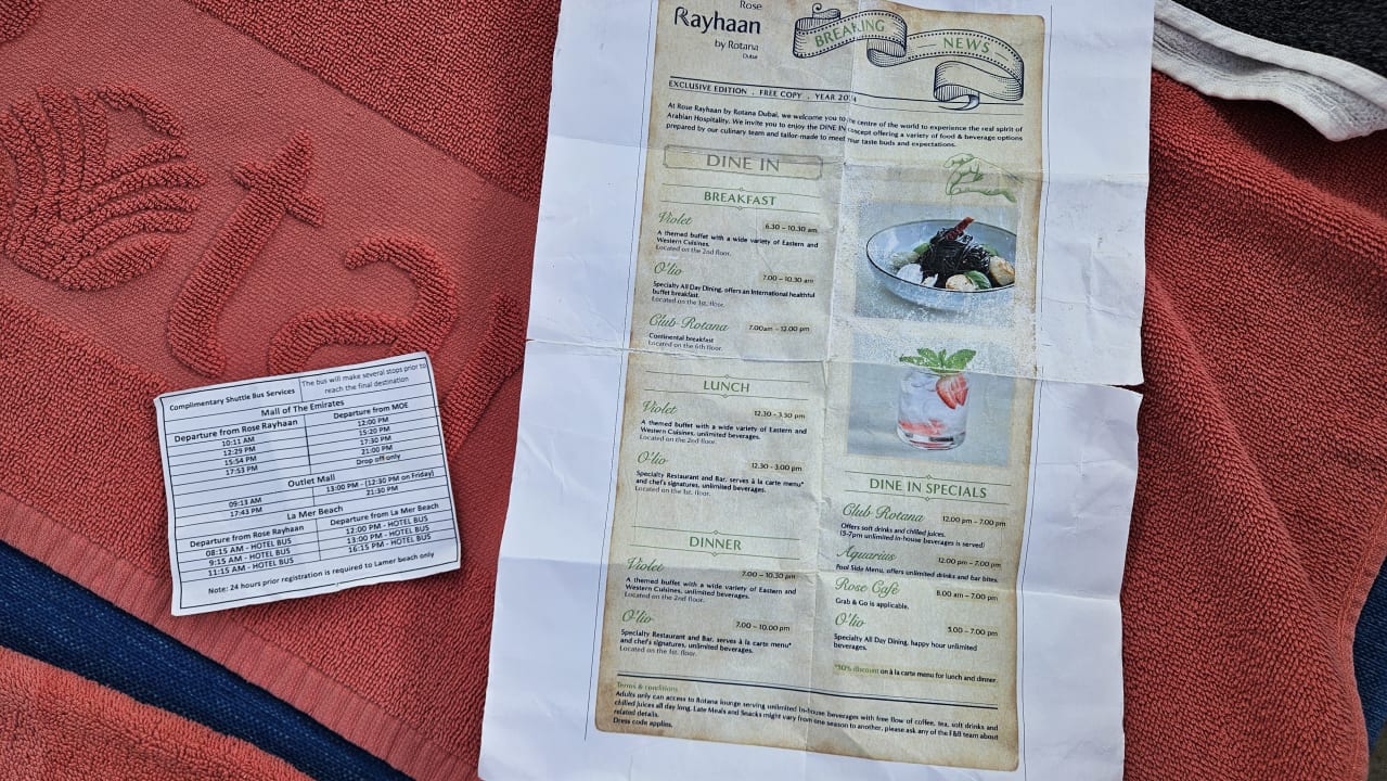 Gastro Rose Rayhaan by Rotana