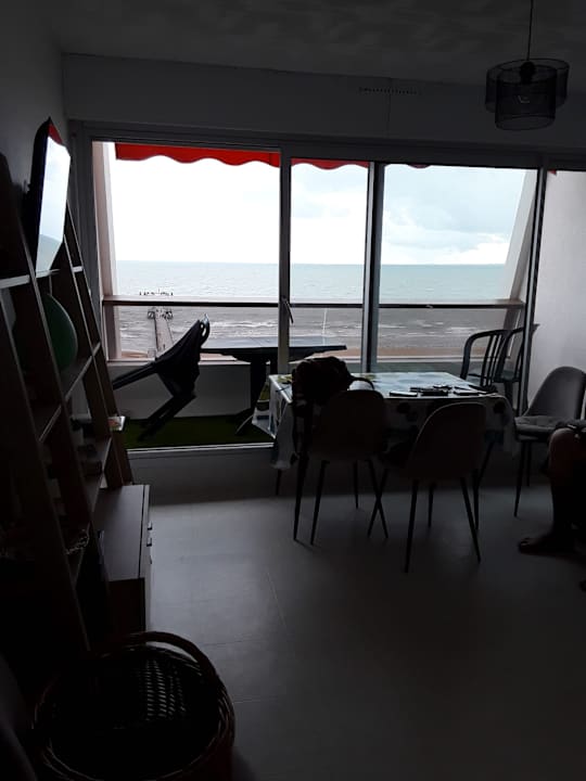 Ausblick Très bel appartement accès direct sur plage, vue sur mer - 2 pièces - 4 pers