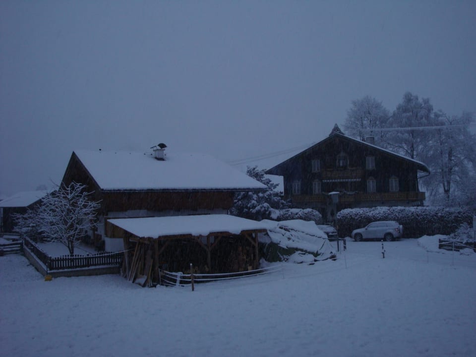 Ausblick aus Küche Ferienhaus Zillertal