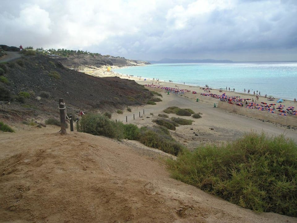 Weg vom Hotel an den Strand Fuerteventura Princess